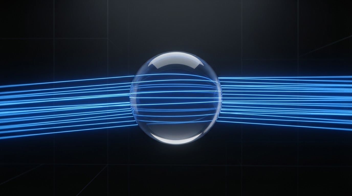 Ilustração abstrata representando métricas de velocidade e carregamento de dados em páginas web.