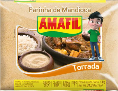 Amafil Farinha de Mandioca Torrada 1kg