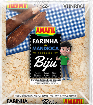Amafil Farinha de Mandioca Biju 500g