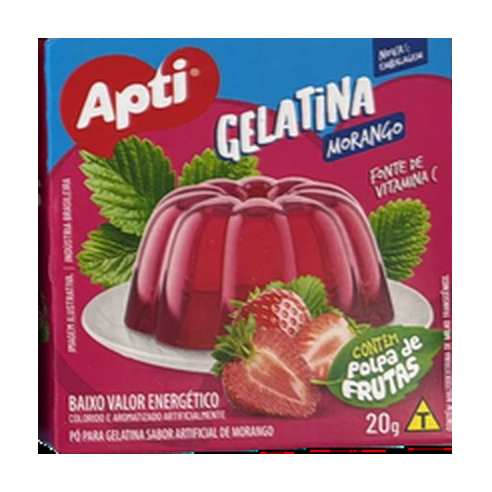 Apti Gelatina Morango 20g
