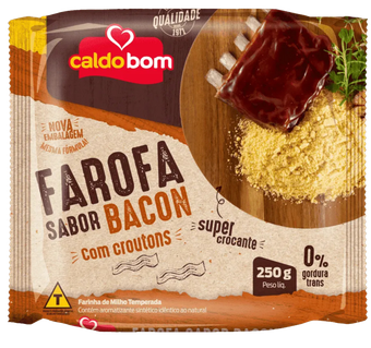 Caldo Bom Farofa Sabor Bacon 250g