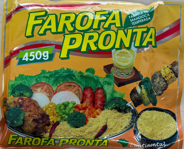 Continental Farofa Pronta 450g