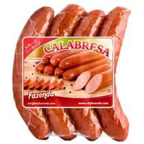 Da Fazenda Linguiça Calabresa Defumada 500g