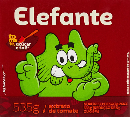 Elefante Extrato de Tomate 535g