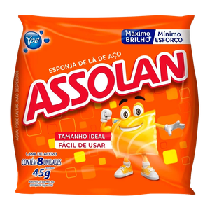 Esponja de Lã de Aço Assolan