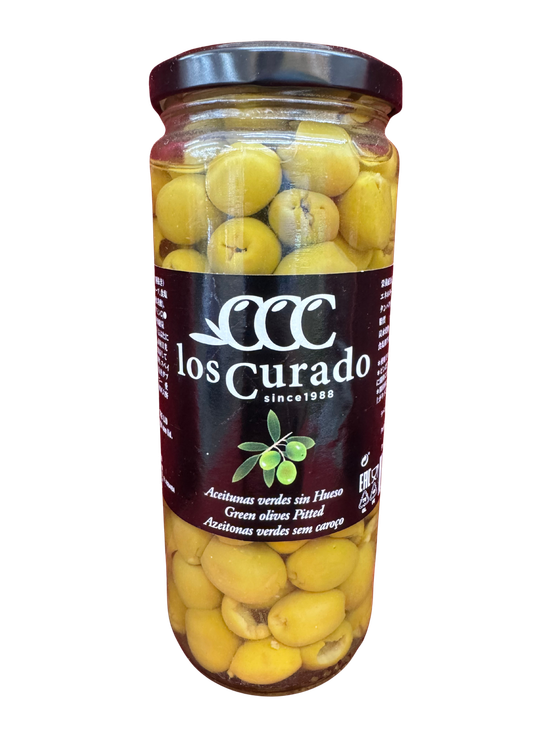 Los Curado Azeitona Verde Sem Caroço 450g