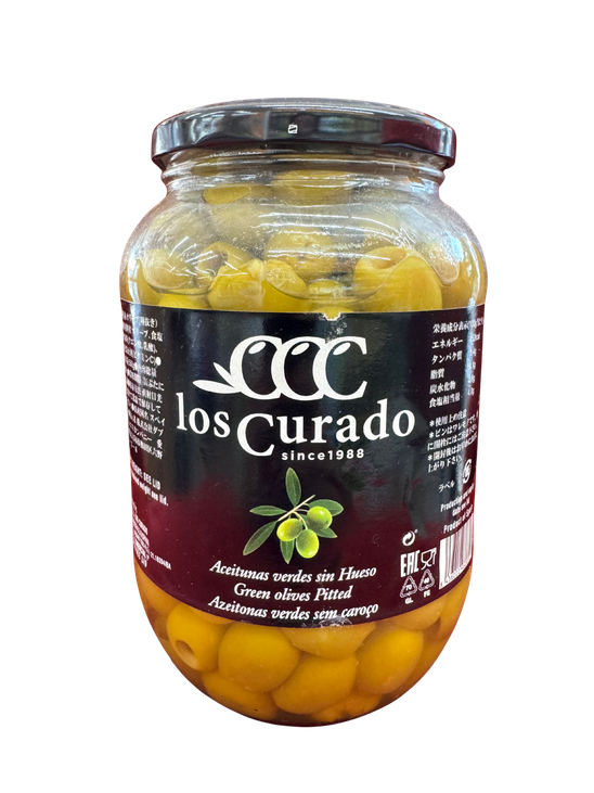 Los Curado Azeitona Verde Sem Caroço 980g