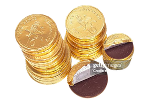 Moedas de Chocolate