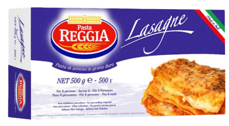Pasta Reggia Massa de Lasanha 500g