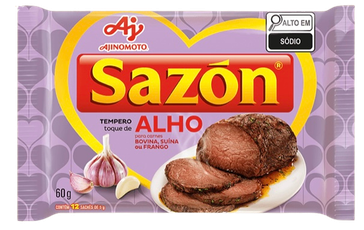 Sazon Tempero de Alho 60g