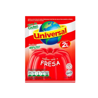 Universal Gelatina Sabor Fresa 75g